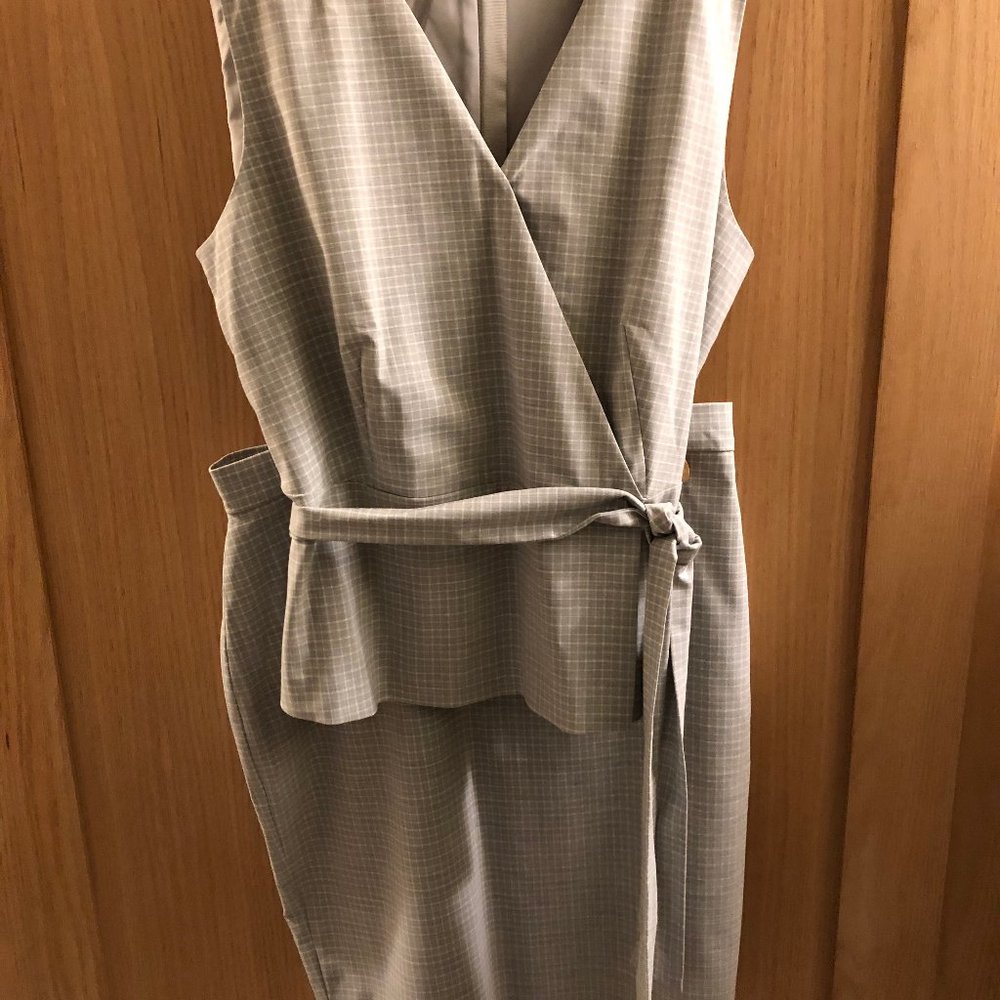 Ann Taylor belted top and matching skirt
